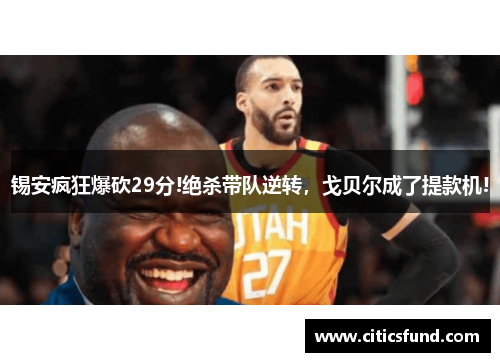 锡安疯狂爆砍29分!绝杀带队逆转，戈贝尔成了提款机!